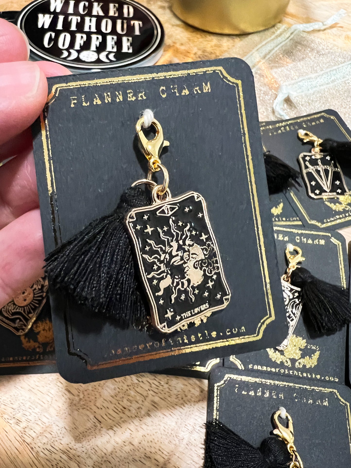 Tarot planner charm - Try your luck (random card)