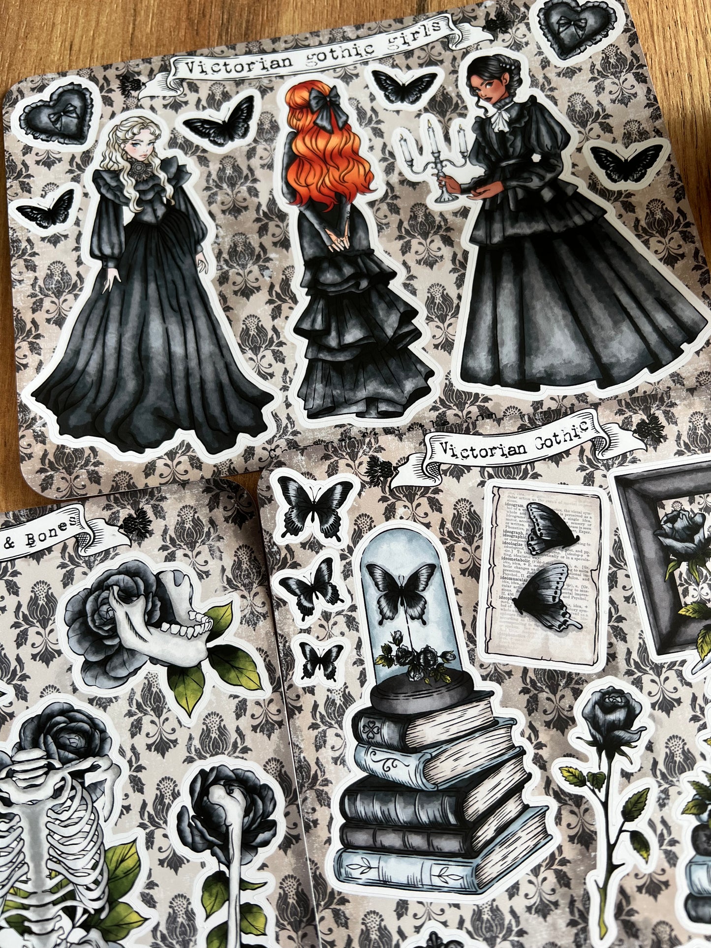 Mini Victorian sticker collection