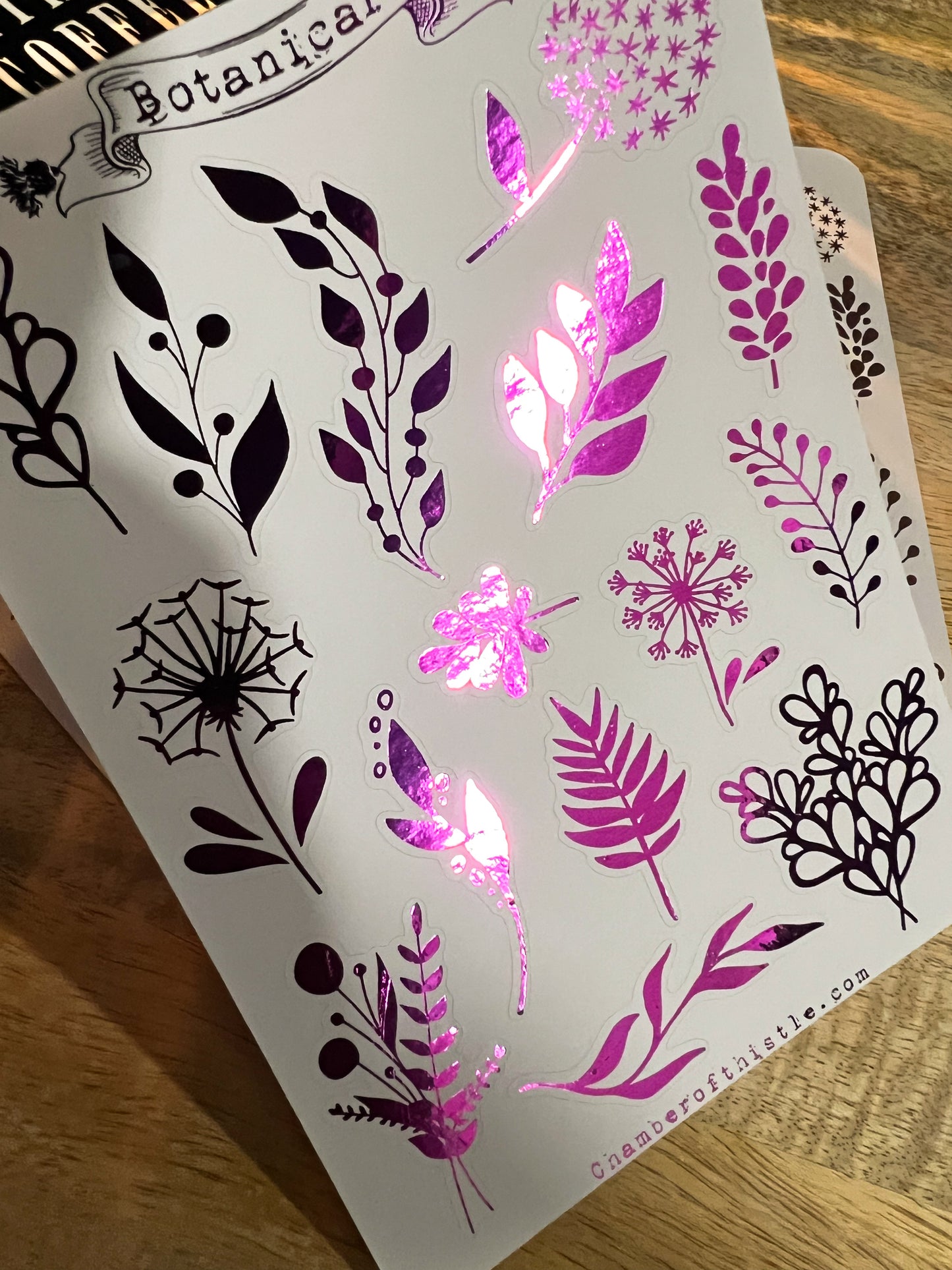 Botanical Sticker Sheet (Foil)