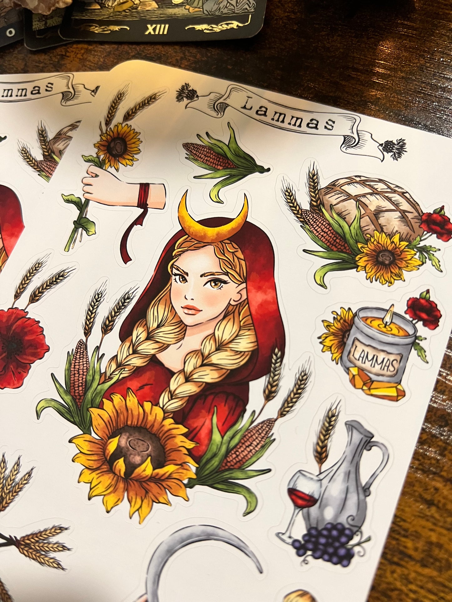 Lammas sticker sheet