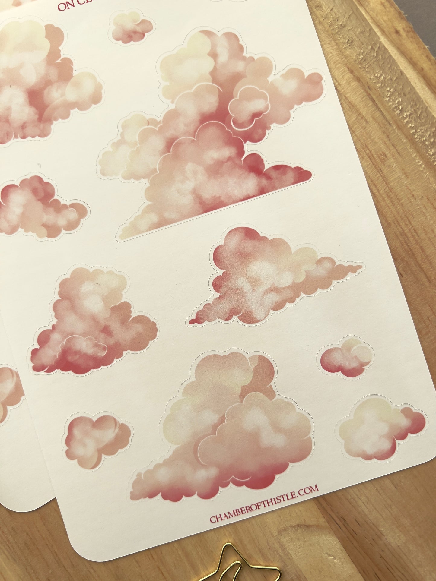 On cloud nine sticker sheet