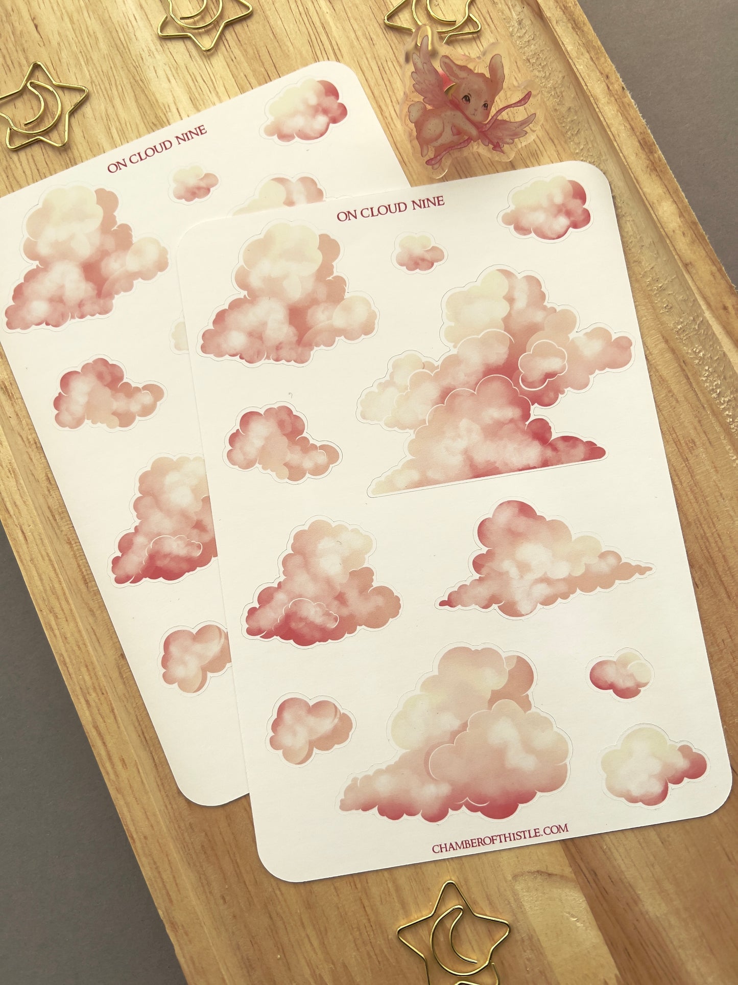 On cloud nine sticker sheet