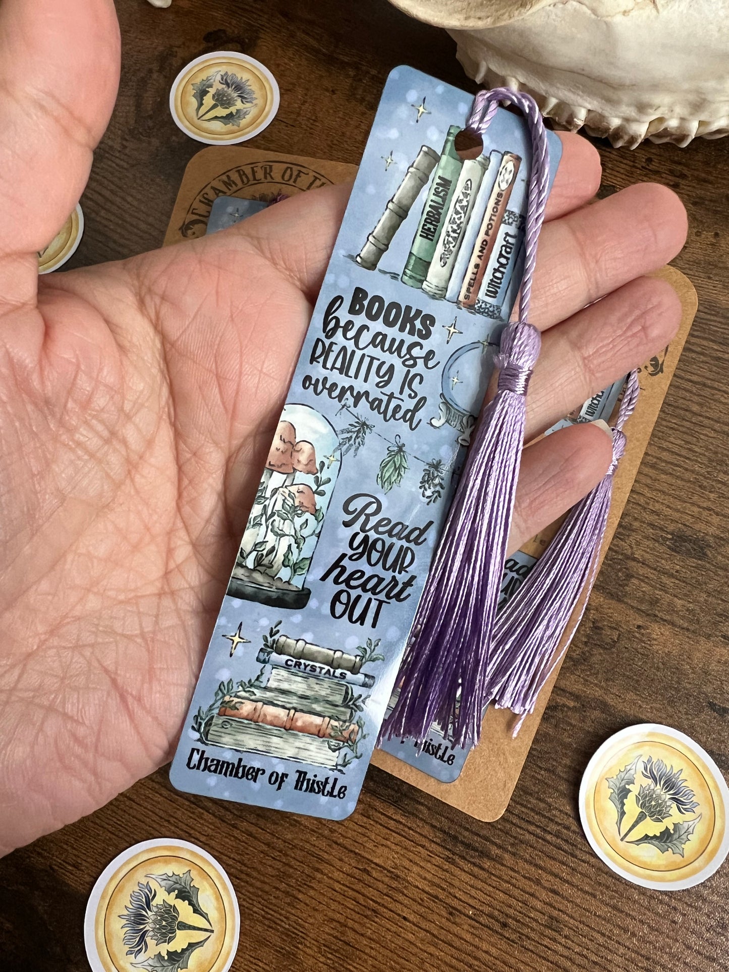 Metal bookmark (many designs)