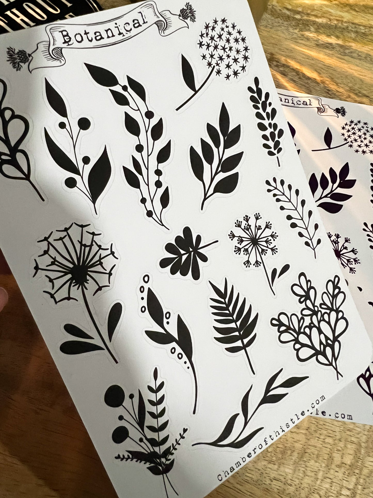 Botanical Sticker Sheet (Foil)