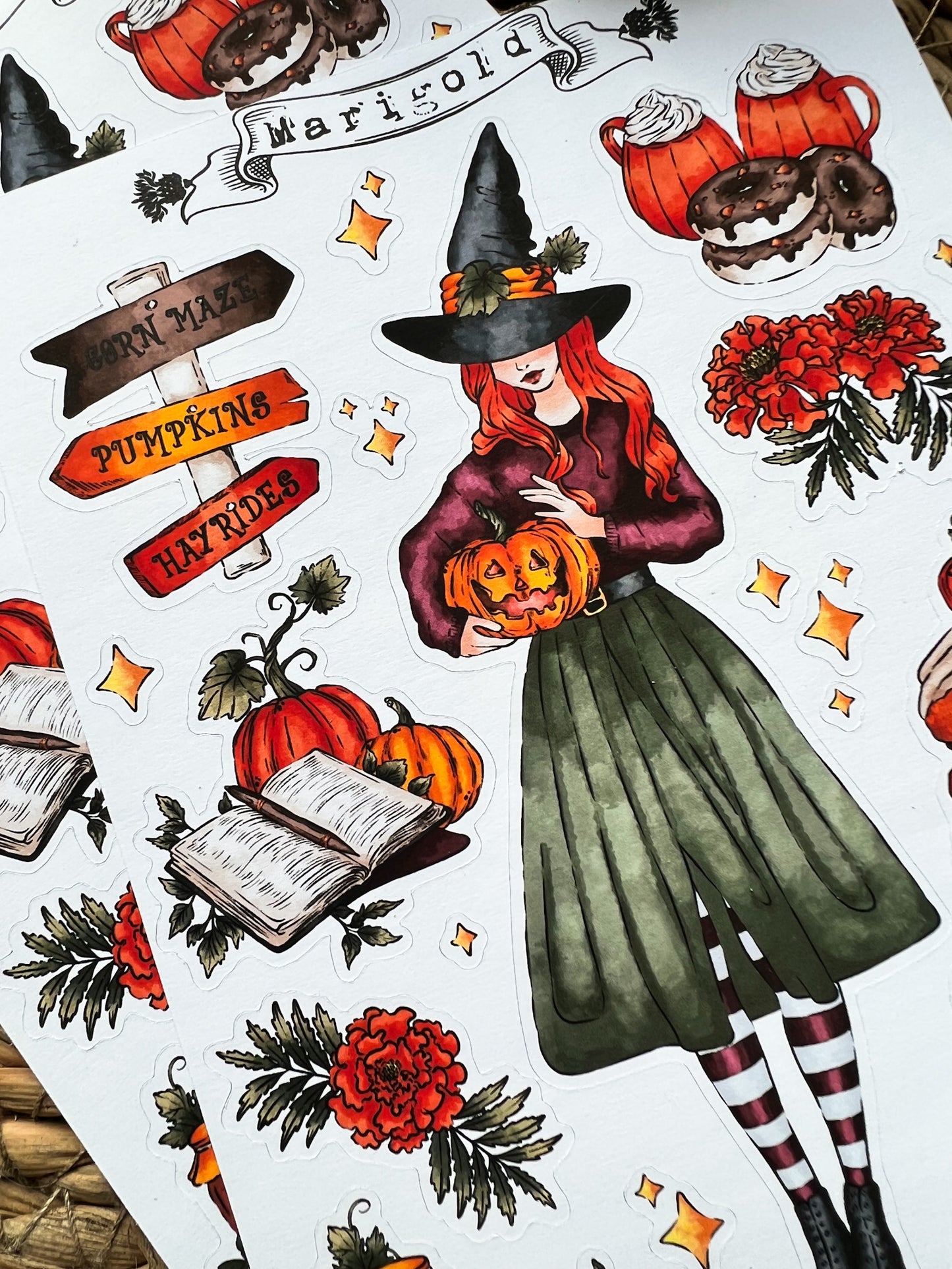 Marigold Sticker Sheet