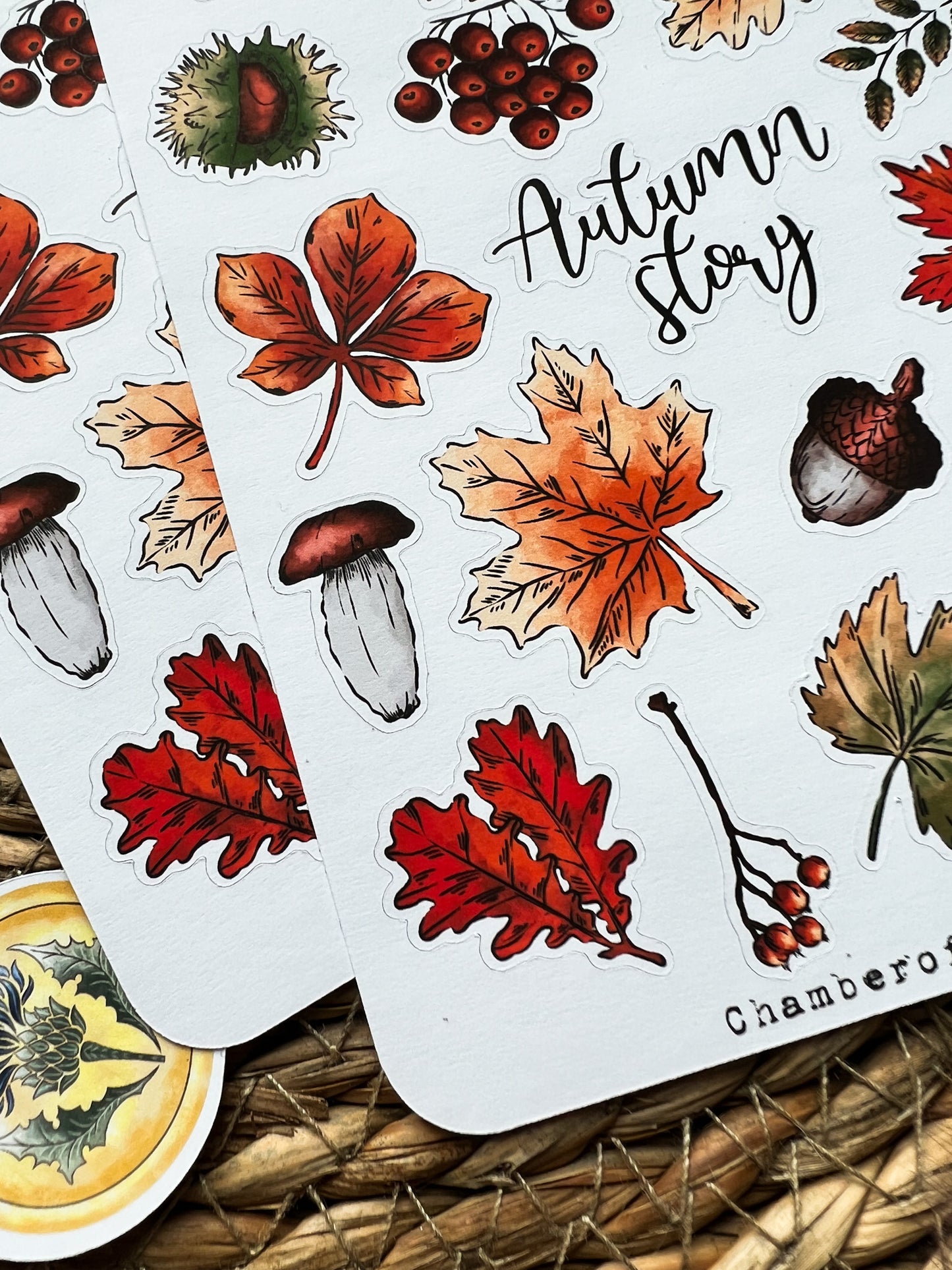 Autumn story Sticker sheet