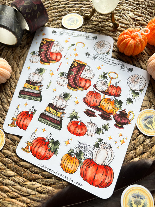 Pumpkin patch Sticker sheet