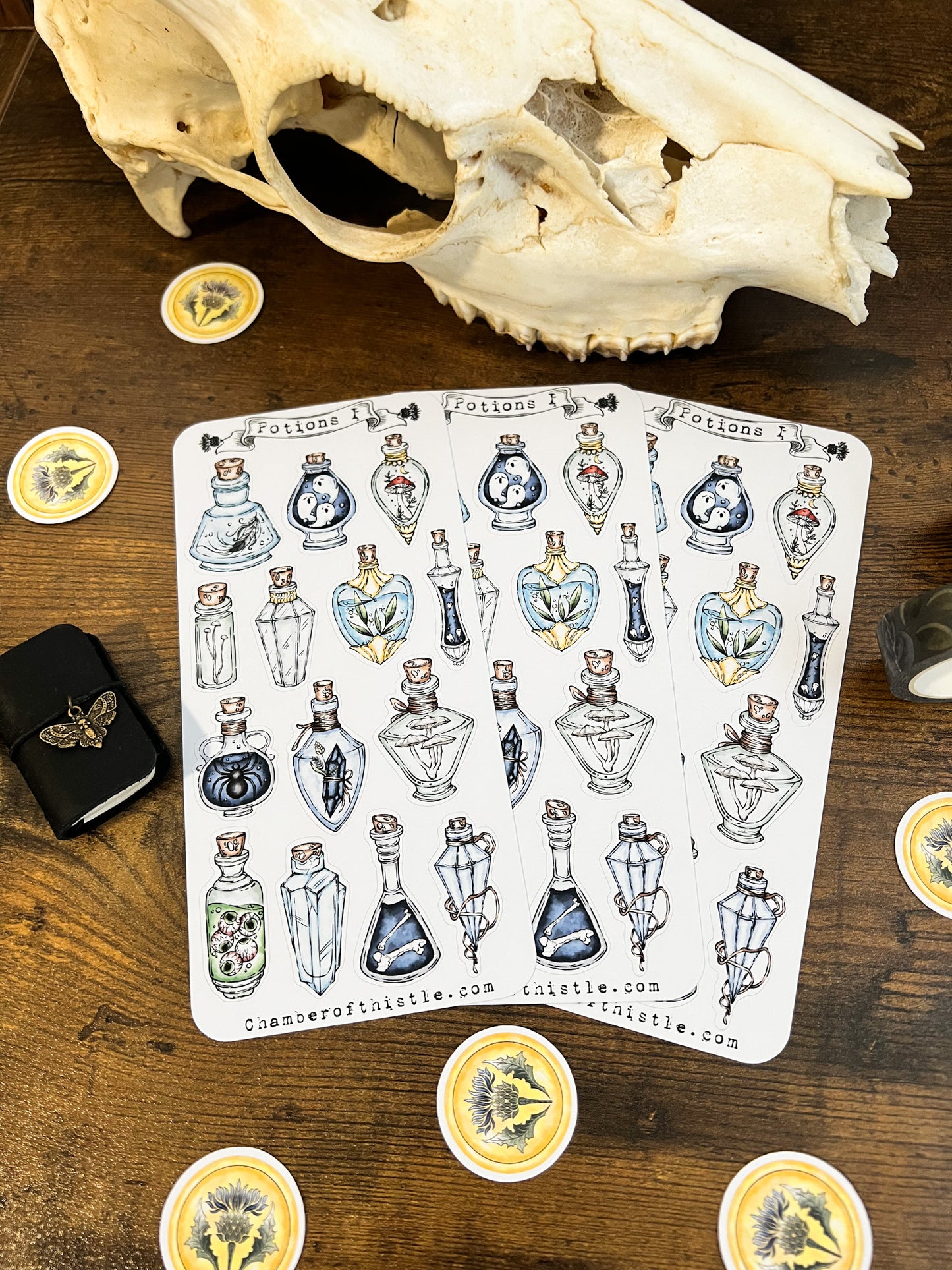 Potions I sticker sheet