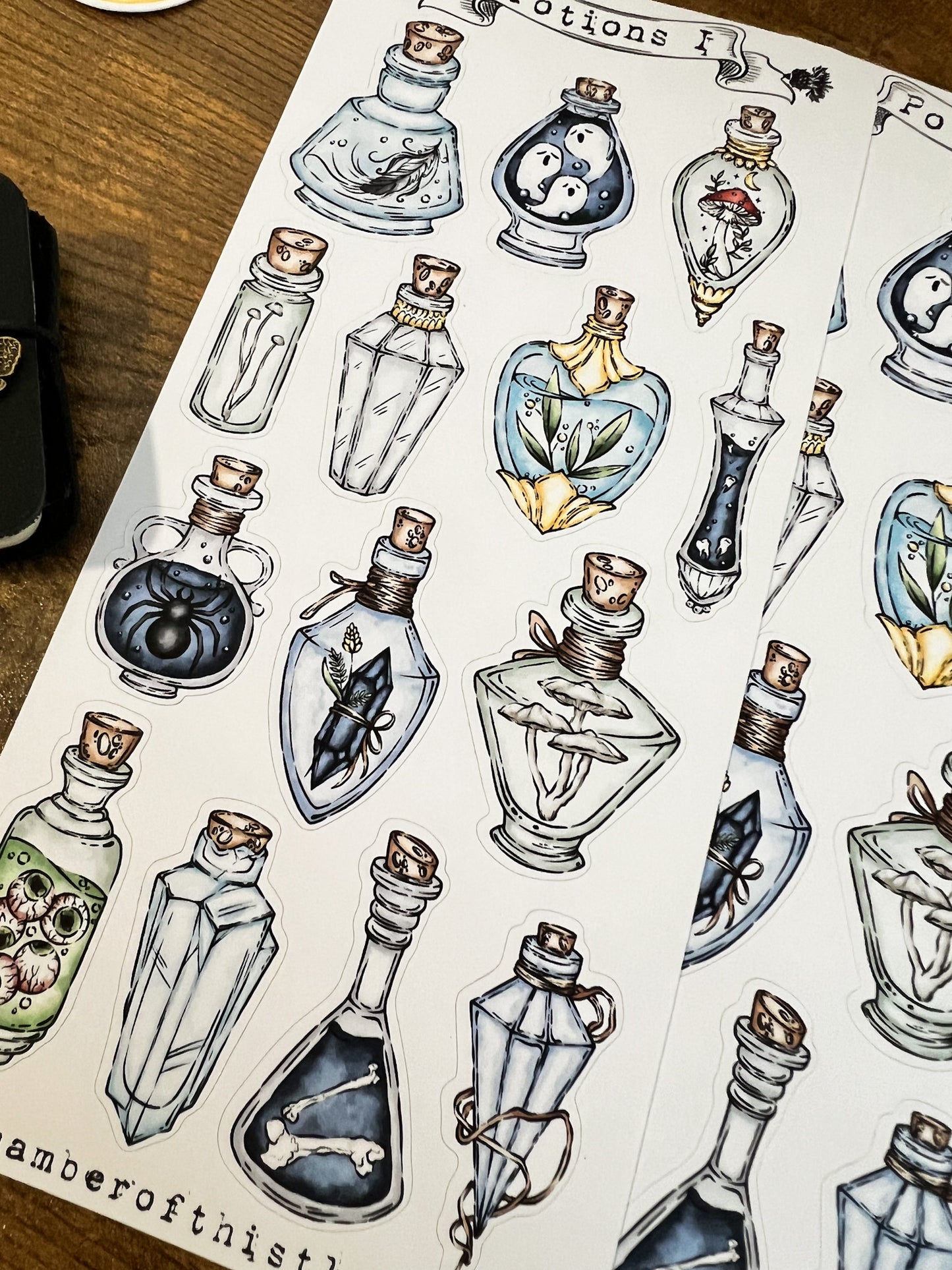 Potions I sticker sheet