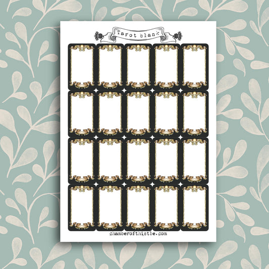 Tarot cards printables