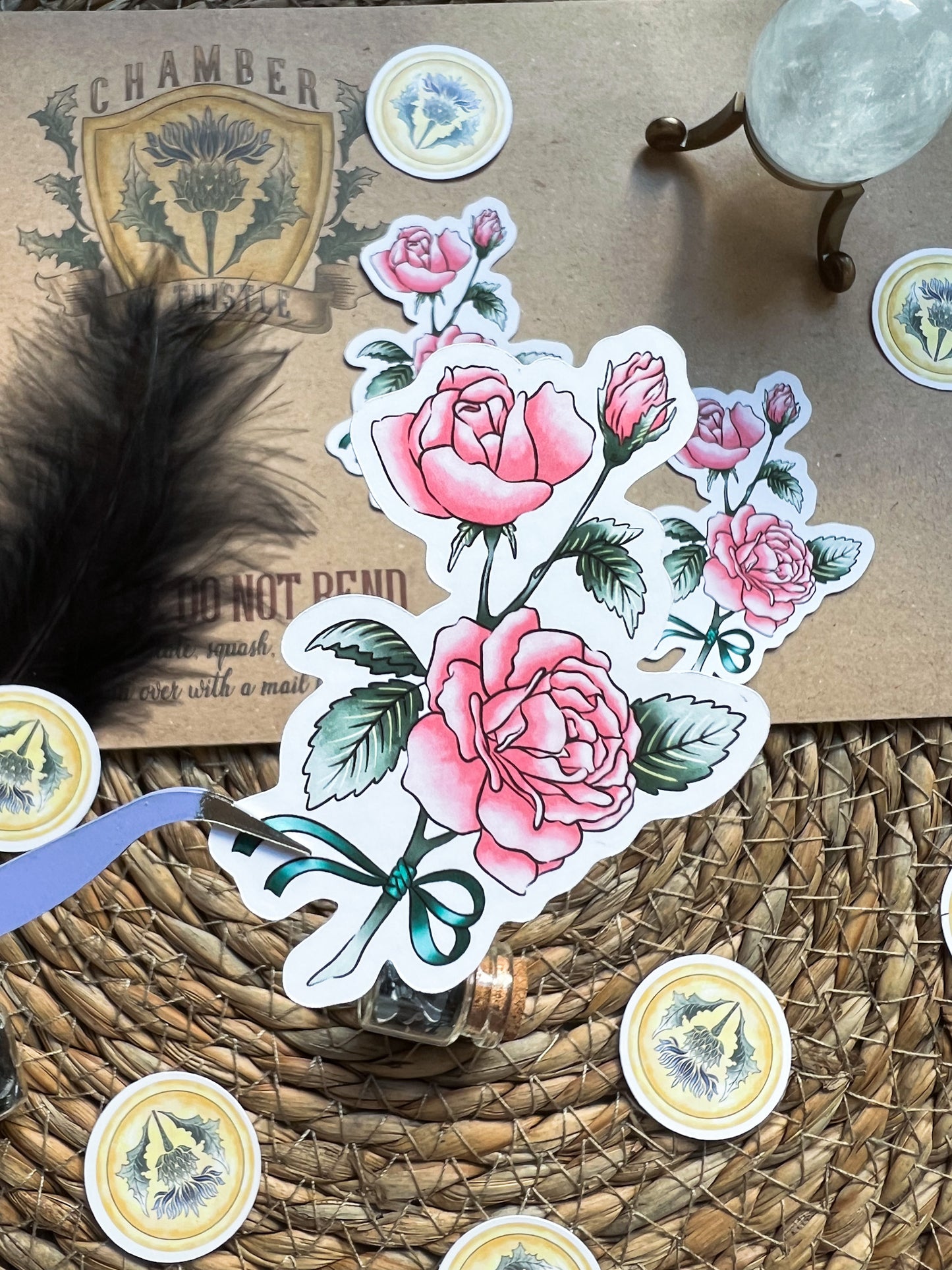 May roses sticker