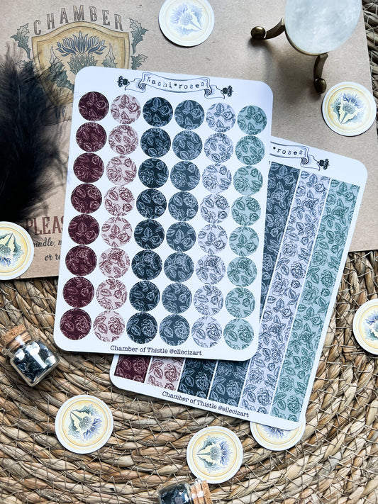 Dots & Tapes sticker sheets