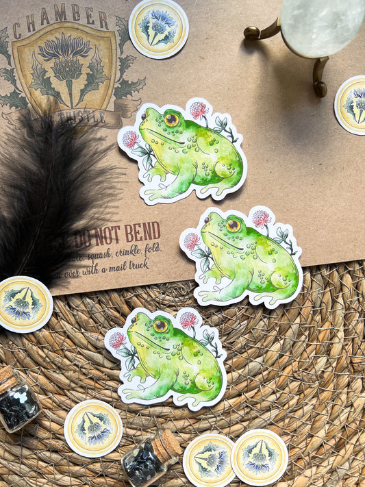 Forest toad sticker